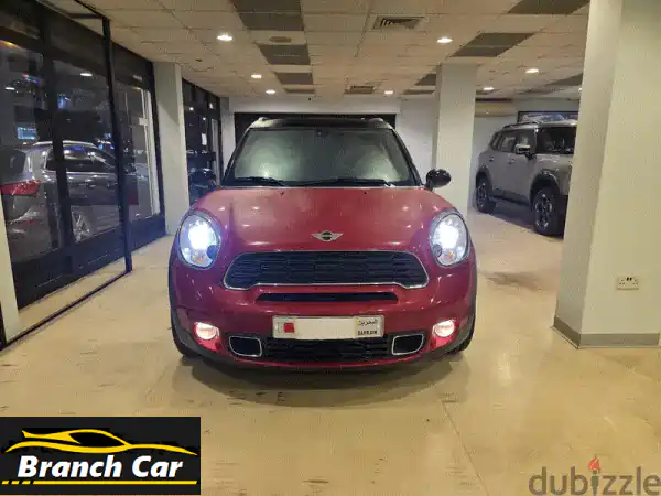 ميني كونتري مان S 2014 حمراء: تيربو، أوتوماتيك،...