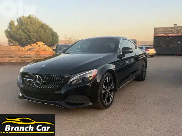 مرسيدس C300 2017 للبيع: فخامة سوداء بسقف بانورامي...