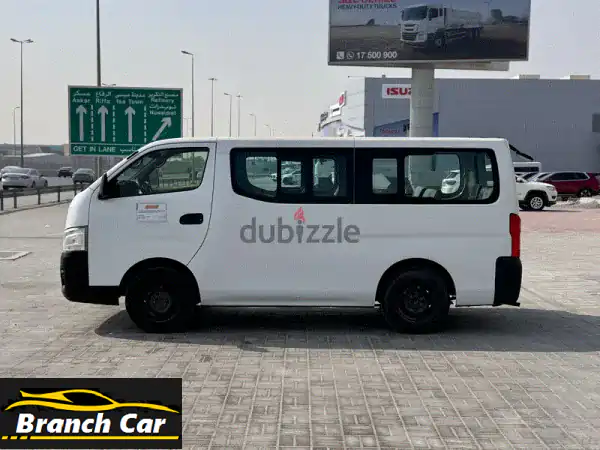 نيسان أورفان 2017 بيضاء: باص 15 راكب | مثالي للشركات والعائلات الكبيرة | للبيع بالبحرين