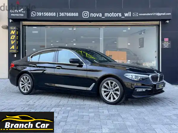 اكتشف الفخامة والأداء: BMW 520i 2018 وكالة البحرين -...