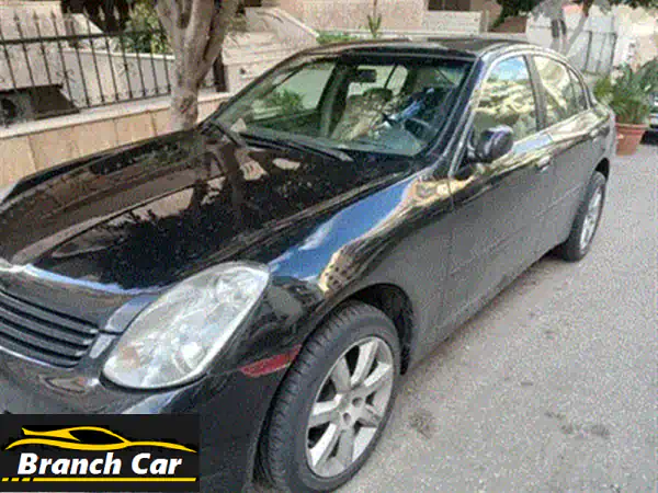 انفينيتي G35 موديل 2004 للبيع: بحالة الوكالة (Like New)، أداء مُعدّل Stage 2، خالية من الحوادث والأعطال! (SEO Optimized)