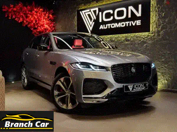 جاكوار F-PACE R-Dynamic 2024 كالمصنع | ضمان وصيانة مجانية | 7000 كم | لدى شكري ايليت
