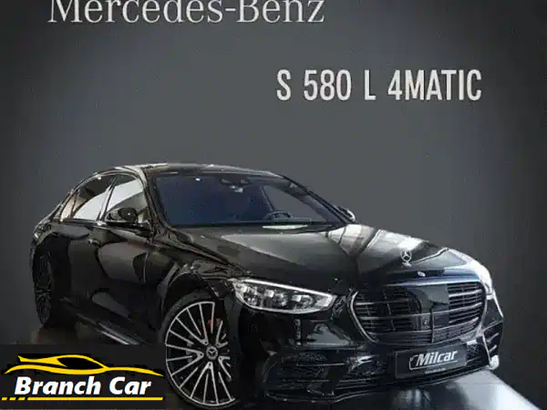 مرسيدس-بنز S580 L 4MATIC 2022 للبيع | فخامة مطلقة وأداء V8...