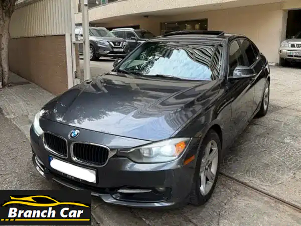BMW 328i 2013 وارد أمريكي | فحص 0 حوادث | فل كامل جلد أسود...