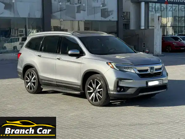 هوندا بايلوت 2020 فضي فل أوبشن | 45 ألف كم | ضمان الوكالة...