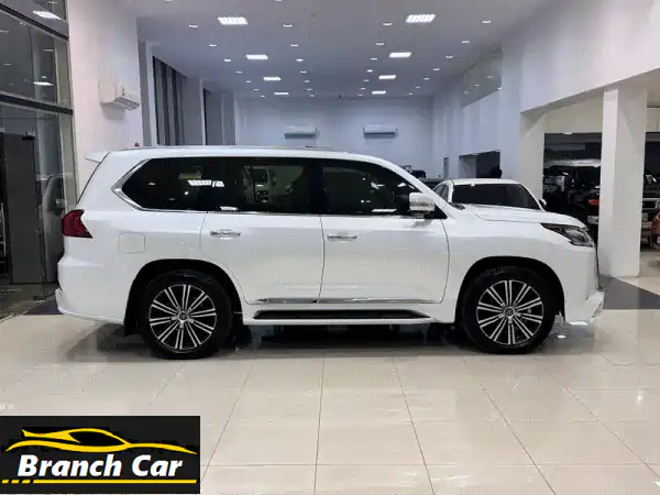 تجربة الفخامة المطلقة: لكزس LX 570 S 2019 بيضاء فل كامل - صيانة وكالة وسعر قابل للتفاوض بالبحرين