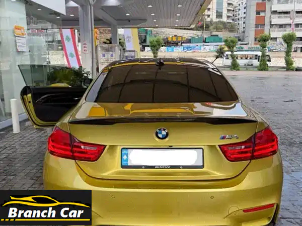 فرصة! BMW M4 2015 - أوستن أصفر أصلي - كاربون - وكالة - Harman Kardon