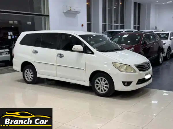 تويوتا إنوفا 2013 بيضاء | 7 مقاعد عائلية مريحة |...