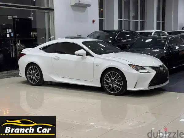 لا تفوت! لكزس RC 350 موديل 2015 أبيض لؤلؤي | كوبيه...