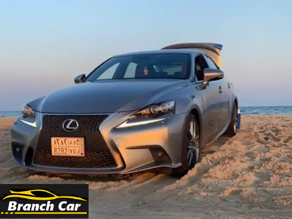 للبيع: لكزس IS 350 F Sport 2016 - لون تيتانيوم | جاهزة بالكامل (فحص واستمارة جديدة، كفرات طقم)