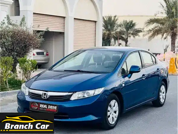 هوندا سيفيك 2012 للبيع: أزرق مميز، 1.8L، صيانة فائقة...