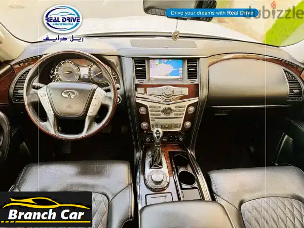 إنفينيتي QX80 2019 فل أوبشن للبيع | بحالة الوكالة 40 ألف كم | تأمين شامل 2026 | البحرين