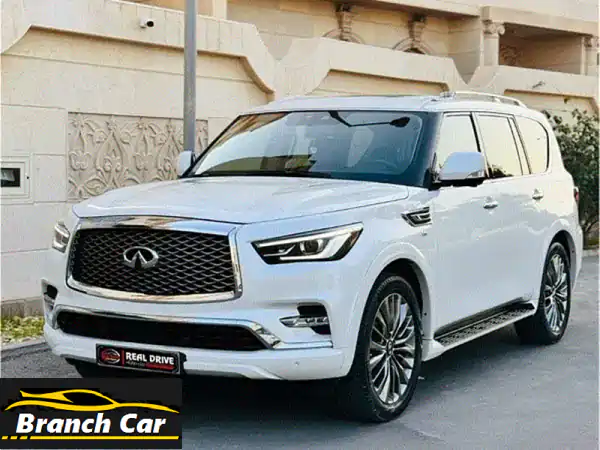 إنفينيتي QX80 2019 فل أوبشن للبيع | بحالة الوكالة 40 ألف كم...