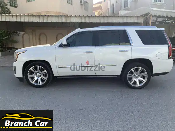 كاديلاك اسكاليد 2016 وكالة البحرين | أبيض لؤلؤي | فخامة فل أوبشن للبيع أو البدل