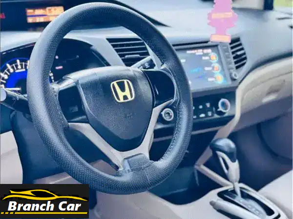 فرصة ذهبية: هوندا سيفيك 2012 زرقاء | بحالة الوكالة | تأمين ساري لـ 2026 | سعر مغرٍ!