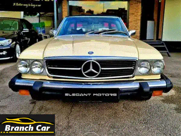 امتلك قطعة من التاريخ: مرسيدس بنز 380 SL كلاسيك R107 موديل 1981 الفضية