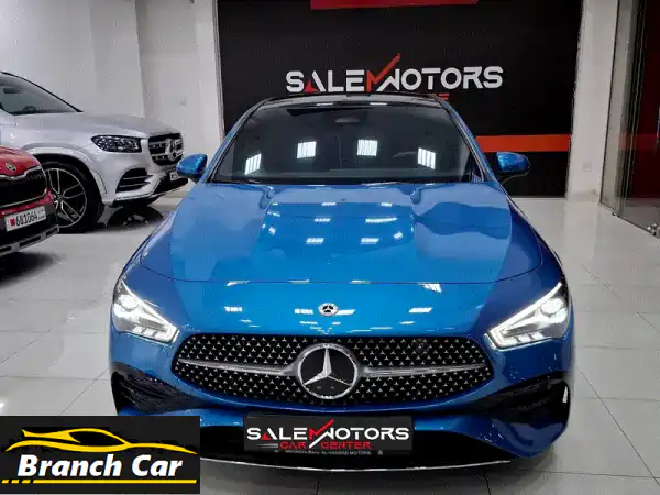 امتلك فخامة 2024: مرسيدس CLA 200 كوبيه أزرق - بحالة الوكالة...