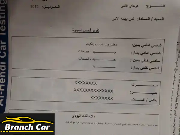 هيونداي افانتي 2019