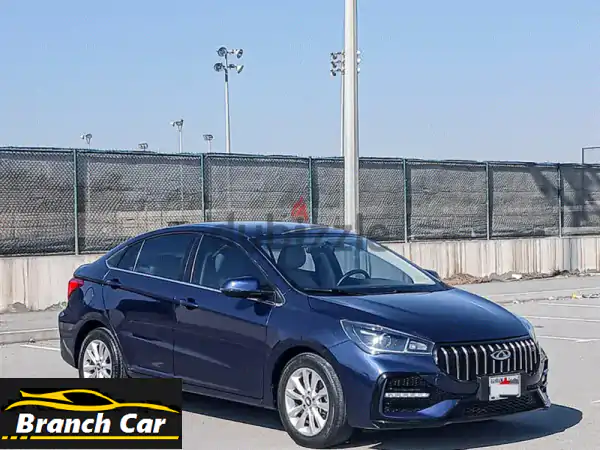 فرصة مميزة: شيري أريزو 5 2024 زرقاء | 41 ألف كم فقط، تأمين وتسجيل لـ2027! قيادة ذكية ومريحة