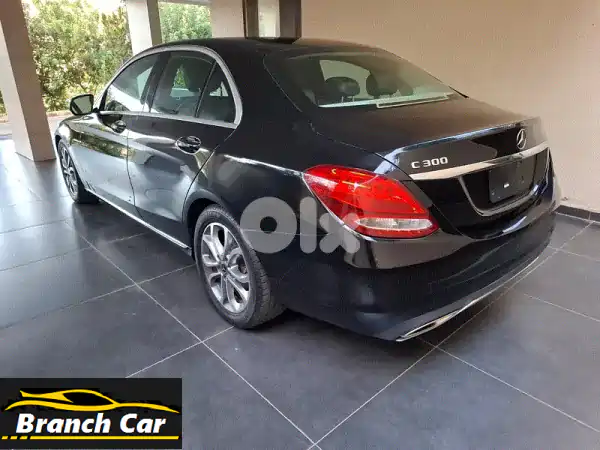 مرسيدس C300 2017 سوداء W205 للبيع بحالة جيدة | فخامة...