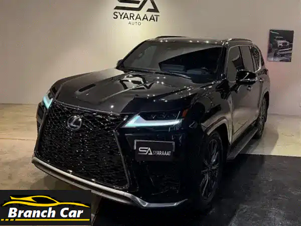 لكزس LX 600 F Sport 2022 للبيع: كجديدة بـ 87 كم فقط! ضمان...