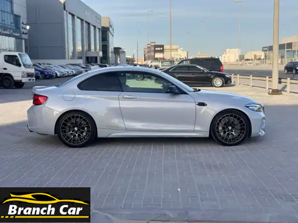 BMW M2 كومبيتيشن 2019 فضي للبيع: أسطورة الأداء الفاخرة بالبحرين! (67,000 كم - تأمين شامل)