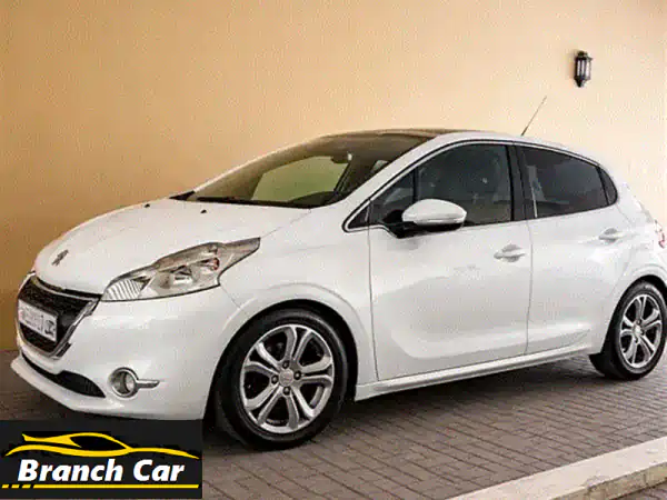 بيجو 208 ألور 2013 للبيع: مواصفات عالية، بانوراما، جلد...