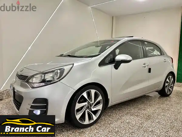كيا ريو 2015 | أعلى فئة (بصمة + فتحة سقف) | حالة الزيرو...