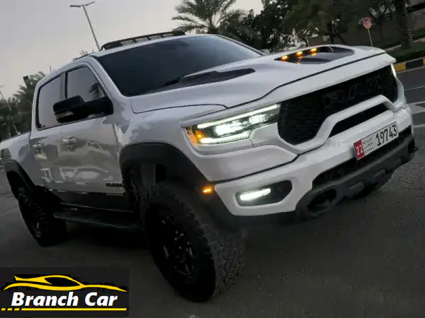 دودج رام TRX 2022 للبيع: قوة V8 6.2L | 34 ألف كم | أبيض/أسود |...