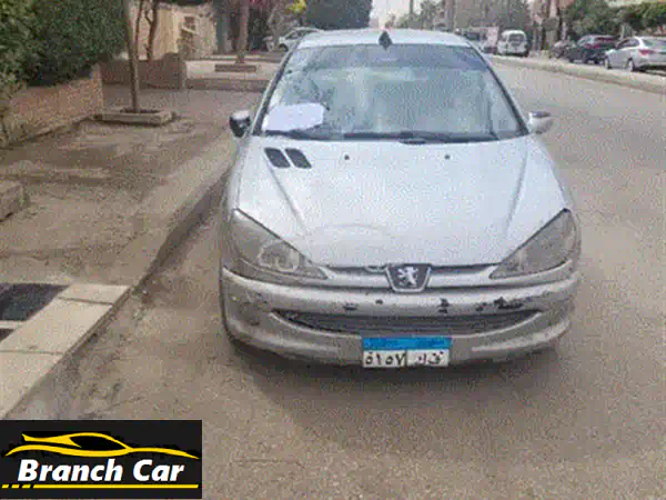 فرصة ذهبية: بيجو 206 موديل 2001 بموتور 2011 استيراد (مثبت بالرخصة) ودواخل فابريكة!