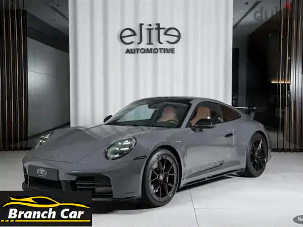 بورش 911 كاريرا 2025 الجديدة: Manufaktur Aerokit | رمادي نيوي | حصرية