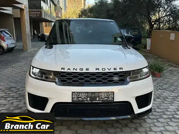 رنج روفر سبورت 2019 V6 HSE: فخامة الأداء (أبيض/أسود)...