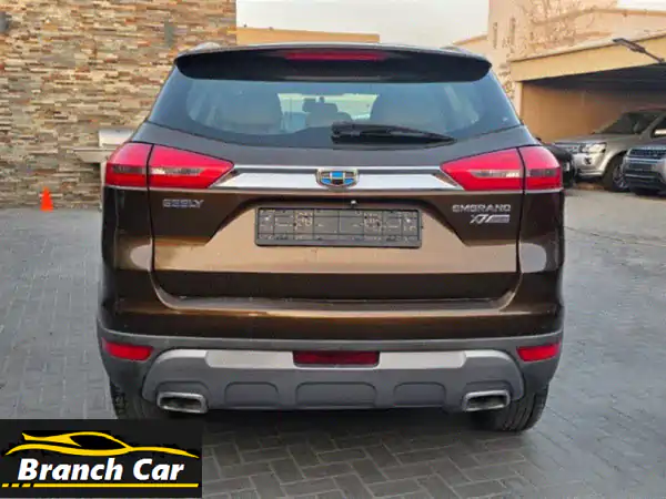 جيلي 2017 خليجي ممشى 140 كم بحالة جيدة