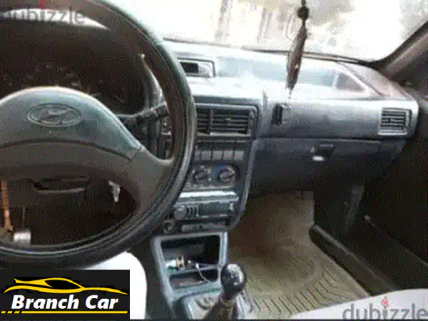 هيونداي إكسيل 1996 للبيع: رخصة 3 سنين، مرور شبرا الخيمة – حالة ممتازة!