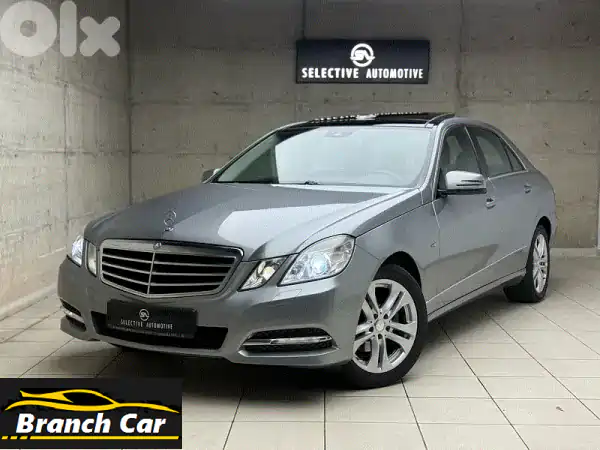 فرصة لا تعوض: مرسيدس E200 أفانتجارد 2011 - 60 ألف كم...