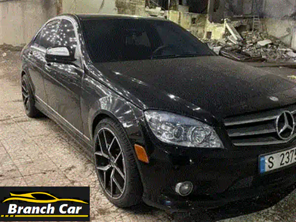 مرسيدس C350 AMG 2008 سوداء: قوة، فخامة، نظافة استثنائية!