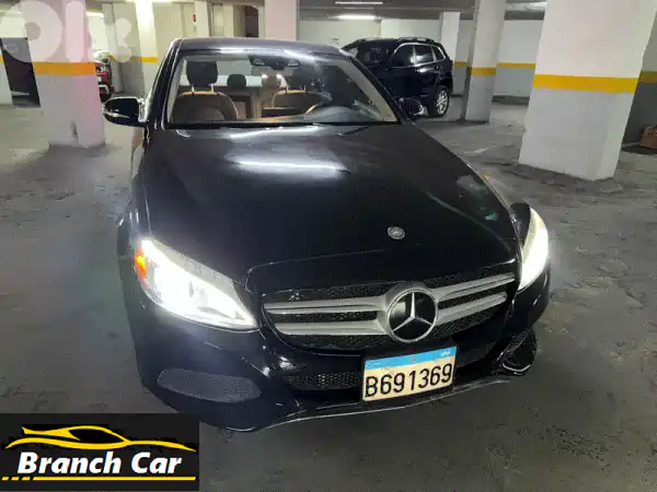 مرسيدس C300 موديل 2015 فخمة: أميال منخفضة جداً، فل...