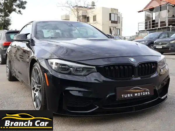 BMW M4 Competition 2018 Convertible Black In Red