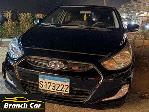 فرصة ذهبية: هيونداي أكسنت 2015 سوداء كالجديدة | فُل أوبشن - سعر مميز 8800$!