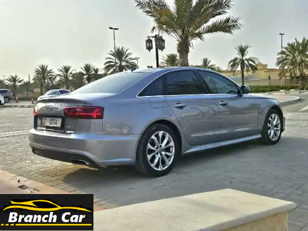 أودي A6 2017 خليجي | حالة وكالة بضمان | فخامة وأداء مثالي للبيع