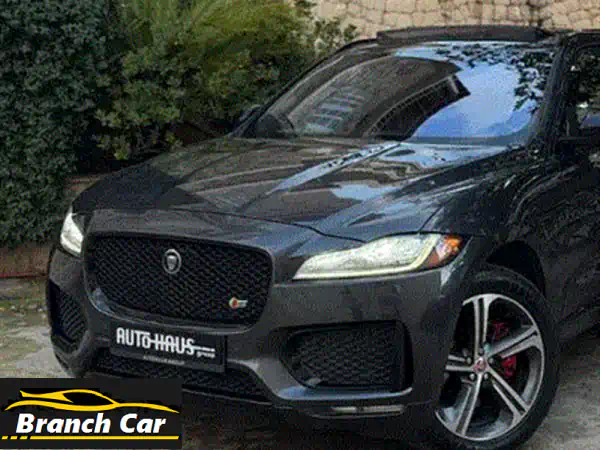 جاكوار F-Pace V6 35t 2017 سوداء: فخامة لا تُضاهى بحالة Carfax نظيفة