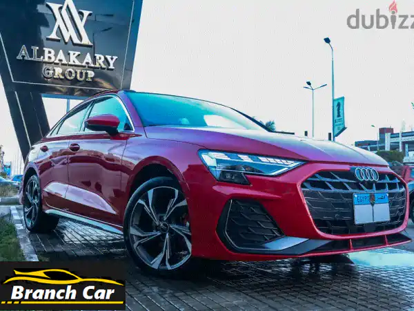 أودي A3 S Line 2025 للبيع: رفاهية الأداء بـ 10,000 كم فقط!...