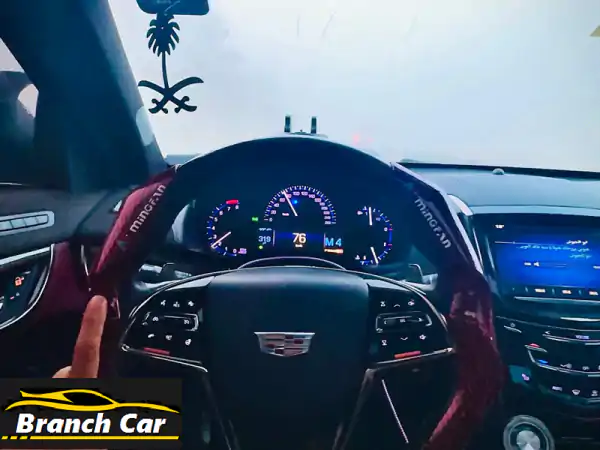 فرصة لا تُعوّض: كاديلاك ATS 2015 رياضية (أبيض/أحمر) فل أوبشن مع ضمان شامل – بسعر 19,500 درهم!