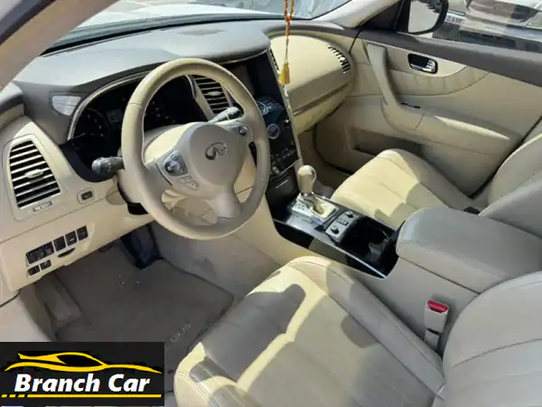 انفينيتي QX70 2015 فل أوبشن | أبيض لؤلؤي | وارد أمريكا | عجمان