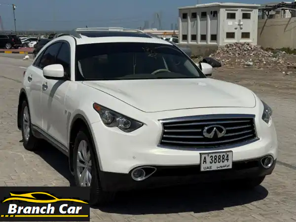 انفينيتي QX70 2015 فل أوبشن | أبيض لؤلؤي | وارد أمريكا...