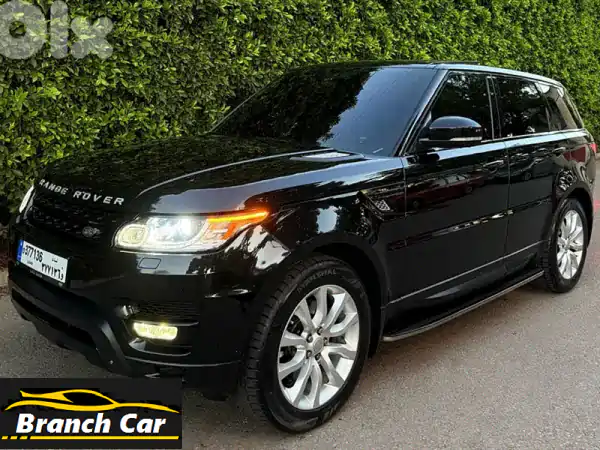 للبيع: رنج روفر سبورت HSE 2014 | أسود ملكي | 3.0 V6 سوبرتشارج...