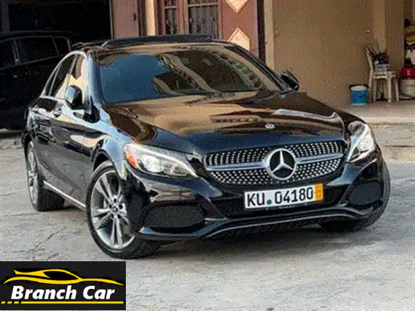✨ امتلك الفخامة المطلقة: مرسيدس C300 2019 AMG Look 4MATIC - نظافة استثنائية ومواصفات لا تُضاهى!