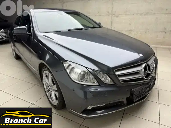 فخامة ألمانية استثنائية: مرسيدس E250 كوبيه 2011 نظيفة...