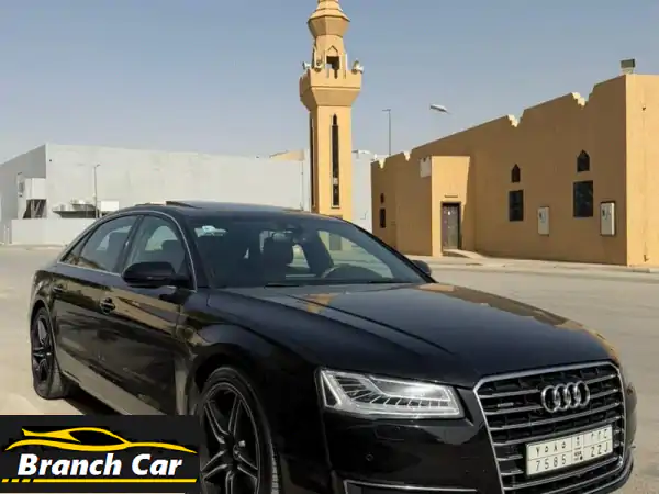 فرصة ذهبية: أودي A8 سوداء فخمة بالرياض - جير...