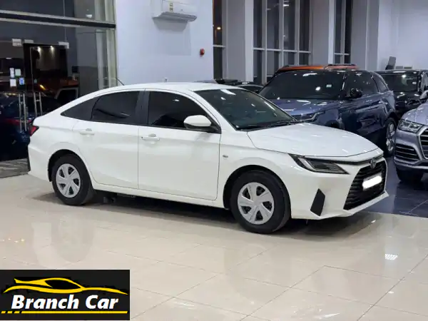 تويوتا ياريس 2026 أبيض 3,600 كم فقط | ضمان كامل، تأمين ساري...